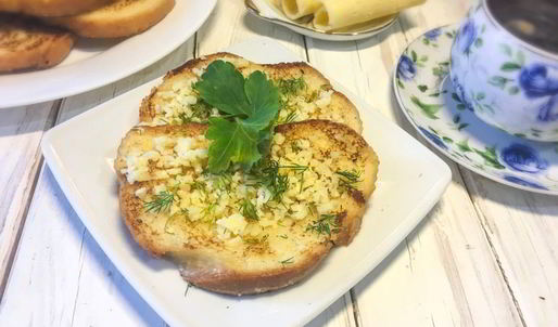 гренки с сыром