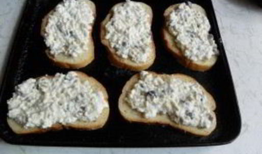 гренки с творогом