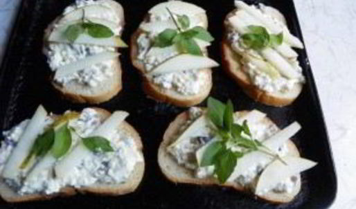 гренки с творогом