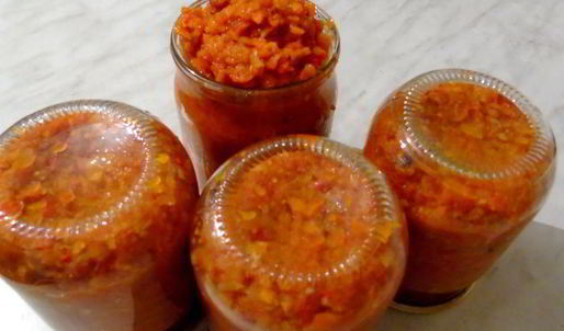 фруктово-овощная икра