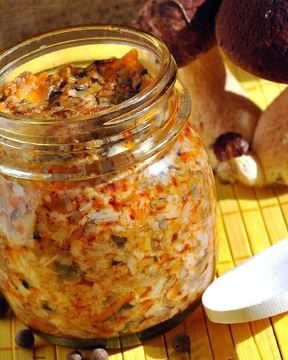 Грибная икра из подберезовиков