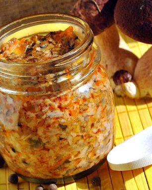 Грибная икра из подберезовиков