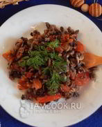 Грибная икра с помидорами