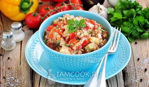 икра из баклажанов по-одесски