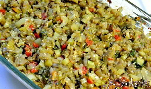 икра овощная в духовке
