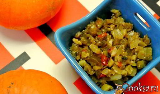 икра овощная в духовке