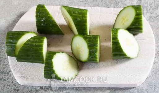 икра с огурцами