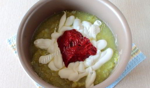 кабачковая икра с майонезом