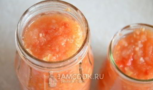 кабачковая икра с помидорами на зиму