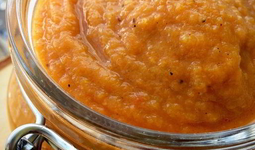 кабачковая икра, запеченная в рукаве