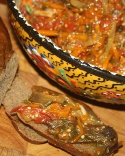 Рецепт овощной икры в мультиварке