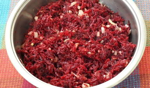 свекольная икра из вареной свеклы