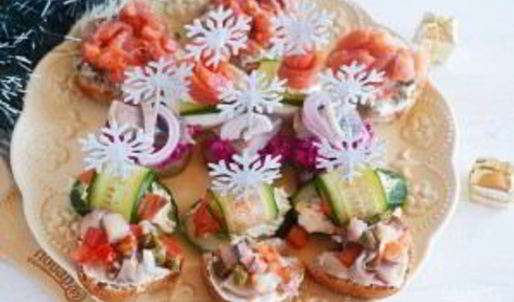 ассорти из канапе