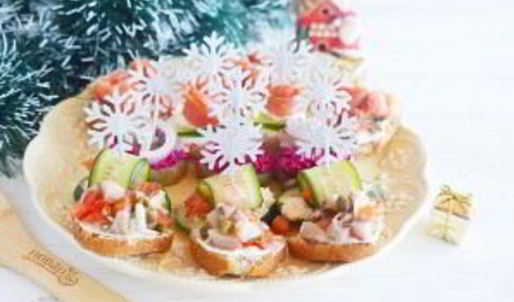 ассорти из канапе