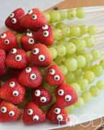 Фруктовые канапе для детей