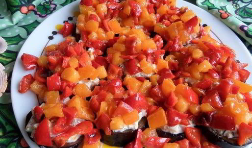 канапе из баклажанов