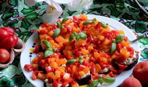 канапе из баклажанов