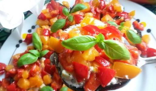 канапе из баклажанов