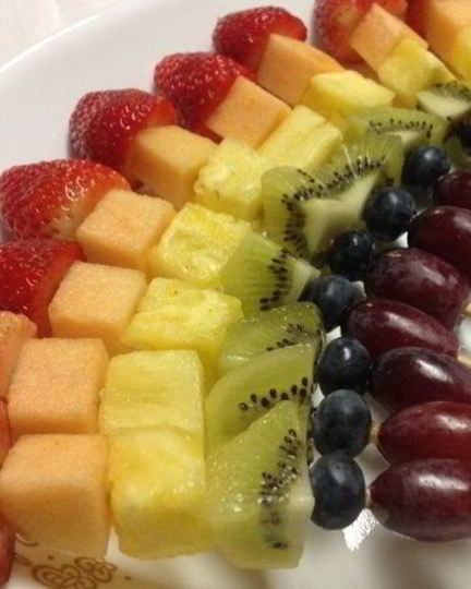 Рецепт канапе из фруктов