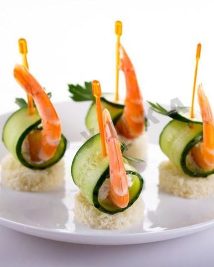 Рецепт канапе крючочки