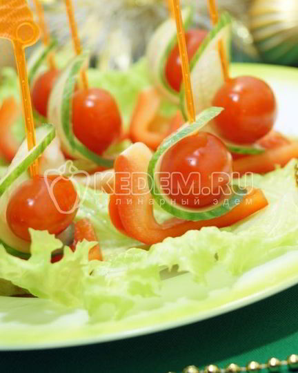 Рецепт канапе на праздничный стол кораблики