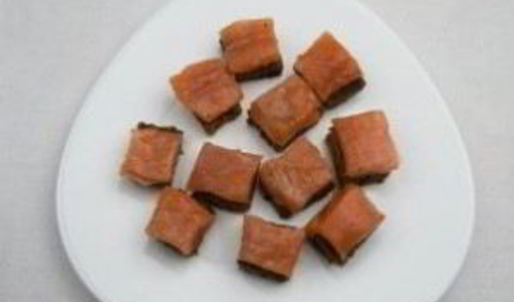 канапе с дыней