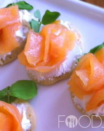 Рецепт канапе с рыбой