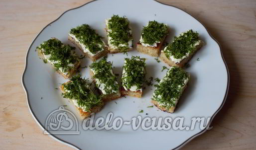 канапе с селедкой