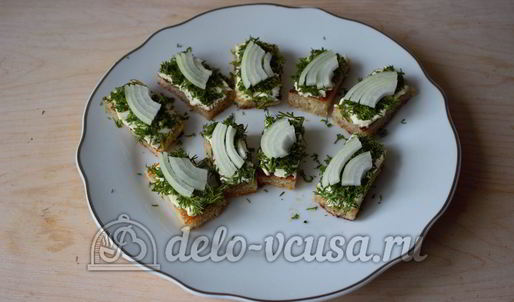 канапе с селедкой