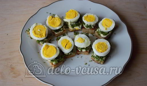 канапе с селедкой