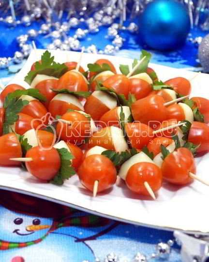 Рецепт канапе с сыром