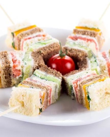 Рецепт многослойных канапе