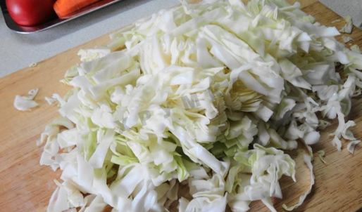 капуста с баклажанами