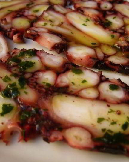 Рецепт карпачча из осьминога