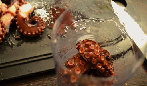 карпаччо из осьминога