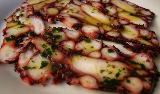 карпаччо из осьминога