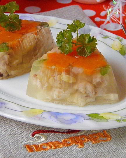 Рецепт холодца из куриных лапок