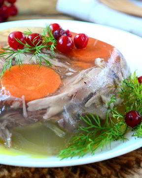 Холодец из петуха