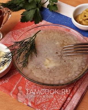 Холодец из свиной рульки