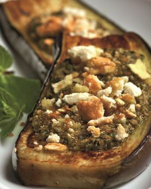 Холодная закуска из баклажанов с мятой