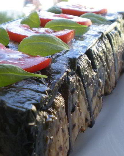 Рецепт мясного террина с баклажанами и грузинскими специями