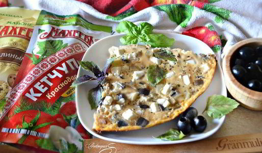 фриттата с баклажанами, картофелем и перцем