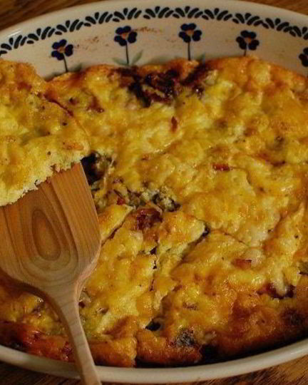 Рецепт фриттаты с сыром, тимьяном и вялеными помидорами