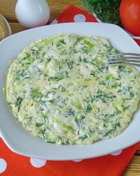 Капустный омлет