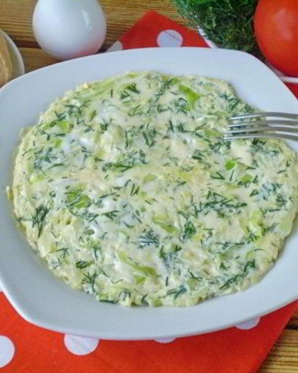 Рецепт капустного омлета