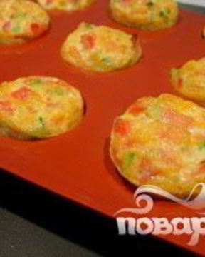 Маленький овощной омлет