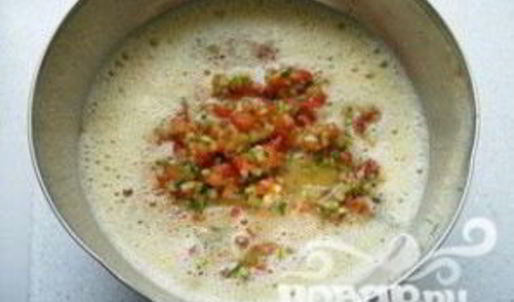 маленький овощной омлет