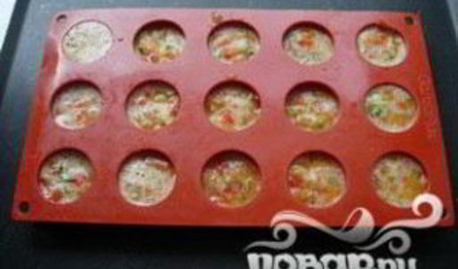 маленький овощной омлет