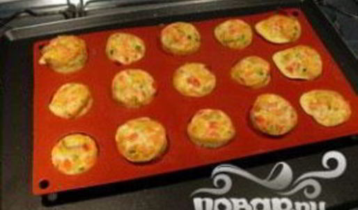 маленький овощной омлет