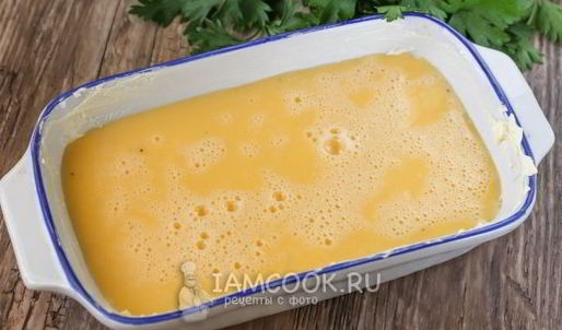 омлет без молока в духовке